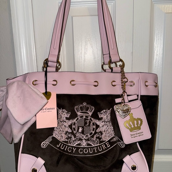Juicy Couture Classic Scottie Dogs Tote - Picture 2 of 7